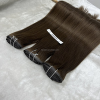 Extensions de cheveux chinois Remy invisibles en PU sans couture à clipser, 100 % cheveux humains, 10-30 pouces, double trame machine, double tirage