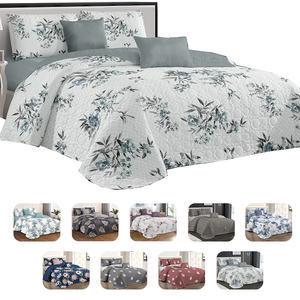 تخصيص النمط الحديث ثلاث قطع لينة مبطن الصلبة غطاء السرير مجموعة مكافحة ساكنة مكافحة الغبار العث 400TC البوليستر كل الموسم - Product Image 1