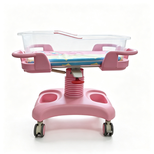 Culla Ospedaliera per <span class=keywords><strong>Neonati</strong></span> di Grado Medicale in ABS Stampato a Iniezione con Vasca Trasparente Sterilizzabile e Materasso Personalizzato - Product Image 2