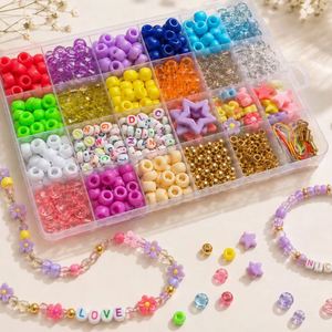 Kit para Hacer Pulseras de la Amistad con Diseño de Pony, 4026 Piezas, 72 Colores, Múltiples Tipos, 10 Diseños de Brazaletes, Cuentas de Letras Surtidas, Caja de Plástico, DIY - Product Image 1