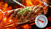 SW Mechanical Kitchen Thermometer Liquid Food Thermometer with Probe Kitchen Temperature Monitoring Tool with Food-grade Probe