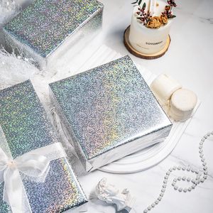 Wholesale Custom Original Silver Laser Metallic Holographic Iridescent Dot Gift <b>Wrapping</b> <b>Paper</b> for Birthday Gift Packaging - Product Image 1