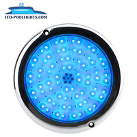 Mini lámpara LED subacuática de acero inoxidable 150, luz de piscina rellena de resina, con Control remoto RGB, 316mm, 18W
