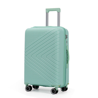 Ensemble de valises de voyage PP - 3 pièces, grande capacité, chariot de voyage en plein air - Vente en gros personnalisée d'ensembles de valises de voyage