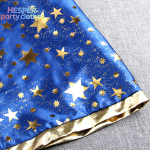Capa Infantil de Halloween HESPER con Forma de Estrella, Túnica de Mago, Disfraz de Bruja, Accesorios para Fiesta de Cosplay y Carnaval, Poliéster - Product Image 3