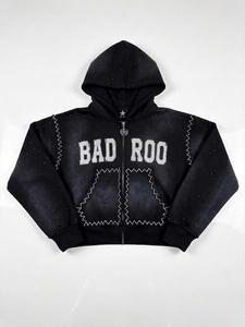 ชุดฮู้ดดี้ซันเฟด ผ้าเฟรนช์เทอร์รี่หนานุ่ม 100% คอตตอน ล้างสีแบบแอซิดวอช ฮู้ดดี้พูลโอเวอร์สำหรับฤดูหนาว น้ำหนัก 450 กรัม ซันเฟด - Product Image 3