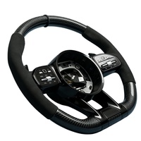 Volant en cuir suédé et fibre de carbone en promotion pour Mercedes Benz C63 AMG W205 W222 Mercedes AMG GT Accessoires auto