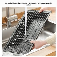 Barbecue portable pliable en acier au carbone et acier inoxydable 304, avec outils, grille, sac de rangement, charbon de bois et combustible