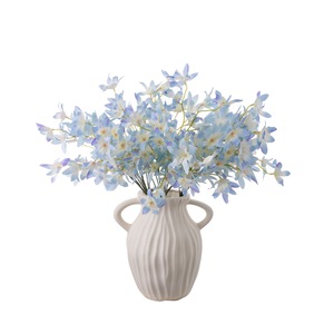 CallaFloral Ramo de Orquídeas Artificiales Azul Claro Hecho a Mano para Decoración de Bodas y Hogar - Product Image 5