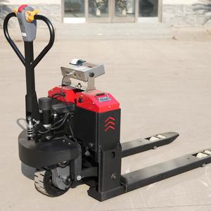 Transpaleteira Elétrica com Capacidade Máxima de Carga de 1500kg, com Balança e Rotulador Integrado para Rastreamento Eficiente de Cargas em Sistema de Pesagem de Armazém - Product Image 1