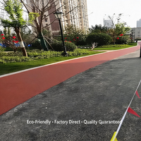 Revêtement de sol sportif en plastique tartan préfabriqué standard, résistant à l'usure, multicolore, personnalisable, pour parcs sportifs communautaires, fourni par l'usine