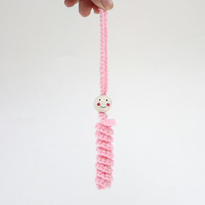 Nouvelle Arrivée Personnalisée : Adorable Porte-clés en Crochet Façon Chenille Fait Main pour Sac, Clé de Voiture et <span class=keywords><strong>D</strong></span>écoration - Product Image 4