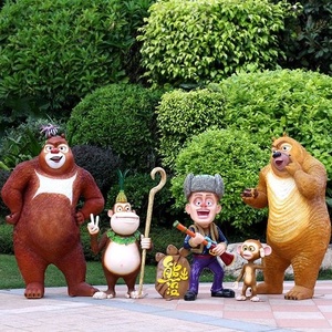 Moule en résine personnalisé <span class=keywords><strong>Boonie</strong></span> <span class=keywords><strong>Bears</strong></span>, motif dessin animé, pour décoration de maternelle, accessoire de parc d'attractions, cadeau pour enfants, étanche - Product Image 4
