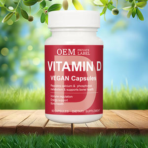Vitamine <span class=keywords><strong>D</strong></span> Premium Vegan Capsules 60 Capsules Santé Osseuse Soutien Immunitaire Supplément Nutritionnel - Product Image 6