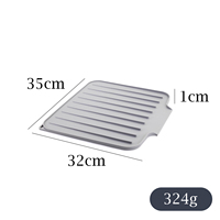 Tapis de séchage pour vaisselle en silicone de qualité alimentaire, facile à nettoyer, pour la protection du comptoir, résistant à la chaleur, utilisation multifonctionnelle