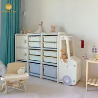 Children's Toy Box, Storage Baskets, Car Shelf
