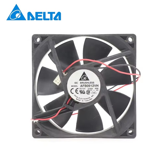 Delta AFB0912VH 9225 92x92x25mm 9cm 12V DC 85.47CFM 3800RPM Double Ball Bearing Inverter Axial Cooling Fan