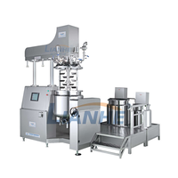 500l pommade lotion crème mayonnaise gelée de pétrole faisant la machine de levage mélangeur cosmétique homogénéisateur sous vide émulsifiant