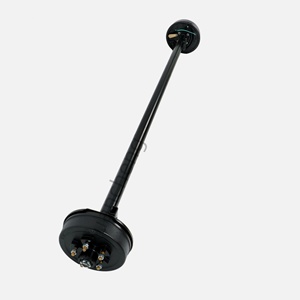 Parti e accessori per rimorchio 3500lbs, gruppo <span class=keywords><strong>assale</strong></span> di rimorchio solido con freno elettrico a tamburo del mozzo - Product Image 3