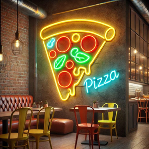 Letrero de Neón LED 3D Vibrante con Clasificación IP65 para Pared de <span class=keywords><strong>Pizzería</strong></span>, Decoración Atractiva para Amantes de la Pizza - Product Image 1