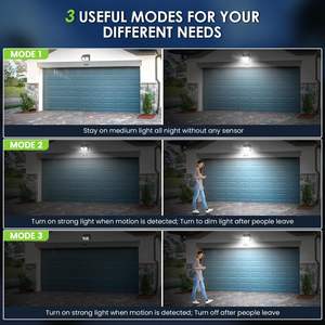 <span class=keywords><strong>ROHS</strong></span> chứng nhận IP65 không thấm nước LED an ninh đèn 3 chế độ panel năng lượng mặt trời không dây cảm biến chuyển động cho vườn boong hàng rào nhà để xe- - Product Image 2