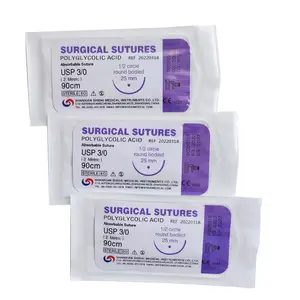 Sutures chirurgicales médicales dentaires ophtalmiques vétérinaires de Catgut Sutures chirurgicales