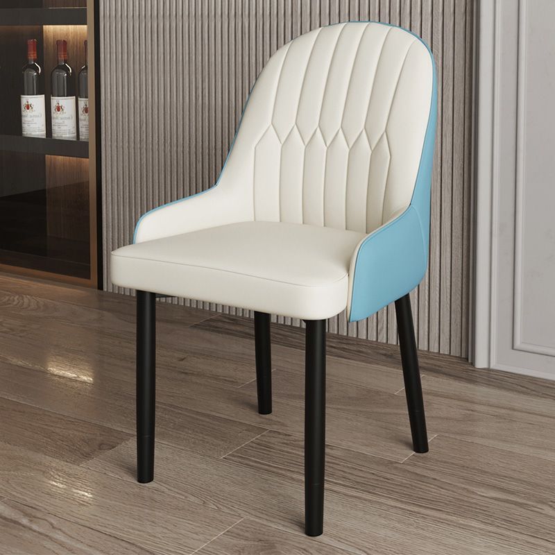 White + light blue [upgraded and thickened version] [black legs]