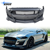 Pare-chocs avant semi-carbone pour Ford Mustang GT500, kit de carrosserie de remplacement pour pare-chocs avant de voiture