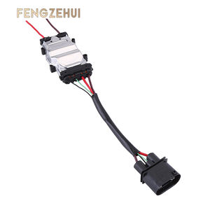 1 paire de modules de commande de ventilateur de refroidissement du moteur de voiture, unité de résistance du radiateur de liquide de refroidissement, assemblage avant gauche et droit 4F0910501 pour Audi A6 - Product Image 5