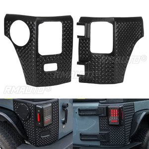 2x Protections de feux arrière pour Jeep Wrangler JK 2007-2018, caches de feux stop et de feux arrière d'angle - Product Image 6