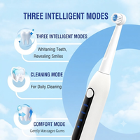 Nuevo Cepillo de Dientes Eléctrico Completamente Automático, Impermeable, Giratorio, con Pantalla LCD, Recargable, con Cerdas Suaves, para Uso Doméstico