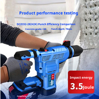 Marteau perforateur 20V haute puissance, charge lithium, marteau perforateur industriel, mandrin SDS Plus pour démolition du béton, batterie 220V