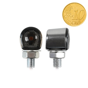 Lampu Sein Sepeda Motor Mini Paduan Seng 1.24W 12V IP65 Tahan Air Baut M8 Indikator LED Universal Skuter Cocok Universal - Product Image 2