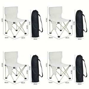 Chaise pliante légère pour le camping, la pêche, la plage et les pique-niques en plein air - Product Image 3