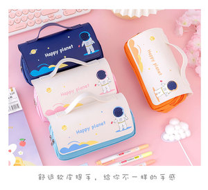 Estuches para Lápices de Gran Capacidad, Diseño de Dibujos Animados, Impermeables, con Doble Cierre, MOQ Bajo, para Estudiantes Escolares - Product Image 2