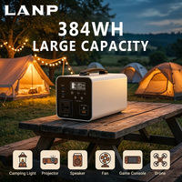 Generador Solar Portátil de 500W con Batería de Litio LiFePO4 para Exteriores, 110V/220V, Banco de Energía Móvil para Camping, Estación de Energía Portátil de Emergencia