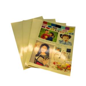 طباعة متوافقة A4 50 أم علامة معدنية PET ذهبية مقاومة للماء مقاومة للزيت متينة لمستحضرات التجميل والإلكترونيات والعلامات التجارية - Product Image 2