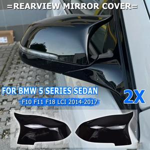 Tapa de espejo retrovisor cubierta de espejo lateral <span class=keywords><strong>M</strong></span> Performance accesorios de coche aptos para BMW 5 Series F10 F11 F18 Pre-LCI - Product Image 3