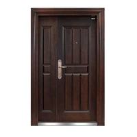 Porte de sécurité ignifuge, porte blindée antivol de taille personnalisée, porte anti-effraction de l'entrée principale pour maison de villa