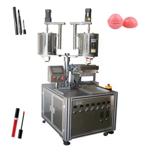 cosmetics machinery production automatic lipstick filling machine making Lipstick Lip Gloss mechanical heating filling machine
