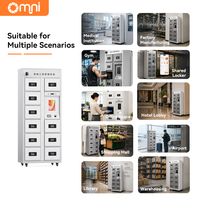 Caja Electrónica Inteligente para Equipaje con Huella Dactilar, Almacenamiento Inteligente con Código de Acceso las 24 Horas, Casillero Inteligente para Gestión de Herramientas