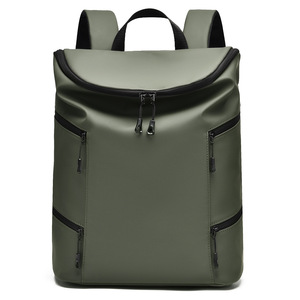 Style coréen mode tendance sac à dos couleur unie grande capacité loisirs Junior lycée étudiant cartable pour les couples - Product Image 3