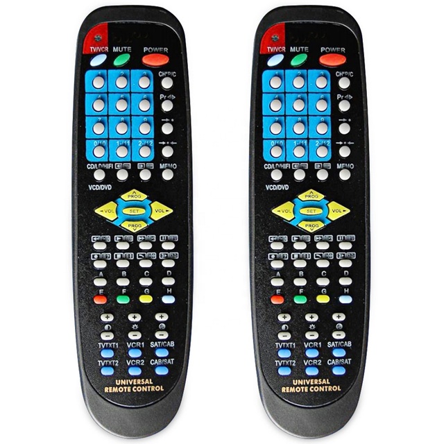 Universal IR TV/VCR/SAT/DVD Replacement Remote Control for All TV Satellite Receiver Remote Controller