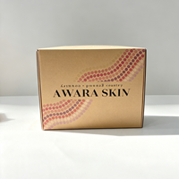 Boîte personnalisée avec impression UV, emballage de luxe recyclable pour cosmétiques et soins de la peau, avec fermeture à rabat