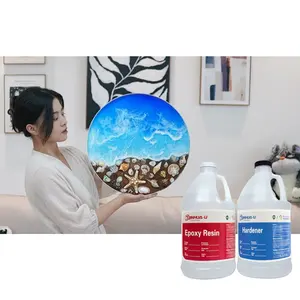 Clear Guard Coating Epoxy Resin 1-Gal Kit | easy-use, self-leveling, fast cure for wood /marble /stone top resin protect Coating