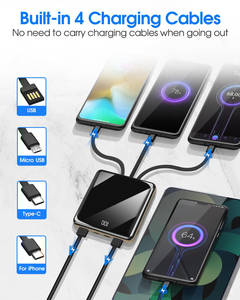 Batería Externa HYTO Mini Power Bank de 10000 mAh <span class=keywords><strong>y</strong></span> 5000 mAh con Cable, Cargador Rápido, Cargador Portátil, Powerbank - Product Image 3