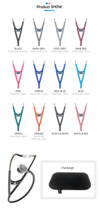 Accesorio de estetoscopio de Cardiología Equipo médico Clase II Estetoscopio Fuente de alimentación Maquinaria - Product Image 6