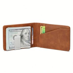 Cartera Compacta para Tarjetas de Crédito, Portátil, de Cuero PU, con Clip para Billetes, Funcional, para Hombres y Mujeres - Product Image 3