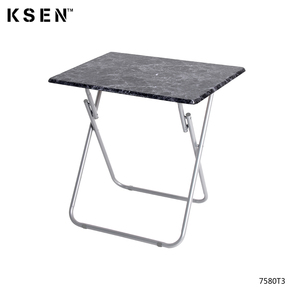 <span class=keywords><strong>Mesa</strong></span> Plegable Rectangular para TV, Bandeja para Comida y Aperitivos, <span class=keywords><strong>Mesa</strong></span> Portátil Plegable, Mesitas <span class=keywords><strong>de</strong></span> Noche Pequeñas para Sofá KC-7580T3 - Product Image 3