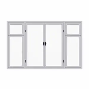 KDSbuilding高品质门和芬斯特窗供应商销售Pvc Upvc双层玻璃隔音平开窗